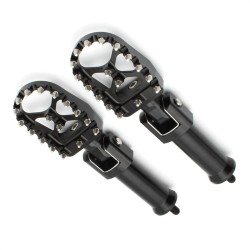 RP0440-1042 Passenger Footrest Foot Rest Pegs Pedals Pad Cover for Harley Softail Deluxe Fatboy Heritage Sport Glide Street Bob FXLR 2018-Later