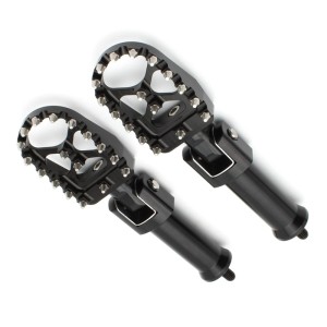 RP0440-1042 Passenger Footrest Foot Rest Pegs Pedals Pad Cover for Harley Softail Deluxe Fatboy Heritage Sport Glide Street Bob FXLR 2018-Later
