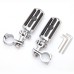 RP0440-1051 1-1/4" Highway Foot Pegs Motorcycle Crash Bar Clamps for Harley Davidson(all models)