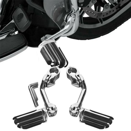RP0440-1076 Male Mounts Short Foot pegs & Old Version Bracket Set for Harley Davidson(all models)