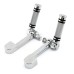 RP0440-1079 Motorcycle Foot Pegs+Footrest Extension Bracket for Harley Touring Softail 883 1200 XL Dyna Fatboy Sportster