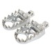 RP0440-1111 Offroad Foot Pegs Wide Footrest Pedals Golden Spike 360 Rotating Chopper Bobber for Harley Davidson Sportster Softail Touring