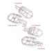 RP0440-1112 Motorcycle Foot Pegs Gear Shift Brake Pedals Toe Shifter Pegs for Harley Softail Models 2018-Later
