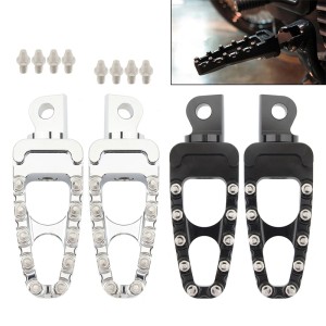 RP0440-1114 MX Foot Pegs Chopper Bobber Offroad Footrest Pedals for Harley Davidson Sportster Softail Touring
