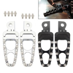 RP0440-1115 MX Foot Pegs Bobber Chopper Footrests Pedals 360 Roating Front Rear Pegs for Harley Softail Models 2018-Later