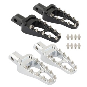 RP0440-1116 MX Foot Pegs Bobber Chopper Footrests Pedals 360 Roating Front Rear Pegs for Harley Softail Models 2018-Later