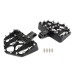 RP0440-1119 Motorcycle Rear Floorboards MX Offroad Foot Pegs Wide Fat Footrest Pedals for Harley Softail Models 2018-Later