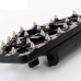 RP0440-1120 Motorcycle Floorboards MX Offroad Foot Pegs Wide Fat Footrest Pedals for Harley Touring Models 1986-Later