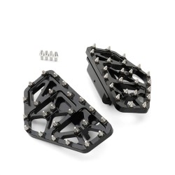 RP0440-1120 Motorcycle Floorboards MX Offroad Foot Pegs Wide Fat Footrest Pedals for Harley Touring Models 1986-Later