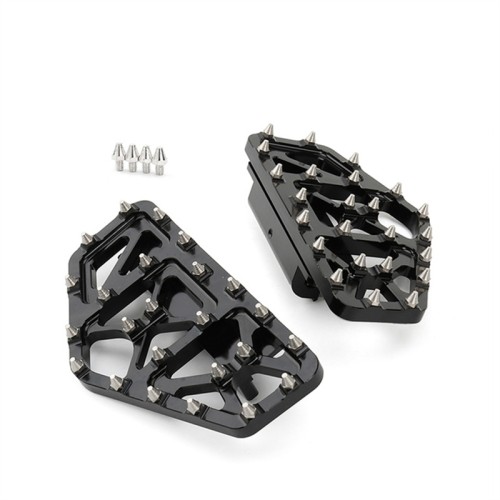 RP0440-1120 Motorcycle Floorboards MX Offroad Foot Pegs Wide Fat Footrest Pedals for Harley Touring Models 1986-Later