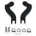 RP0440-2010 Passenger Black Rear Foot Peg Mount Kits for Harley Touring FLHR FLHX FLHT 1993-2016