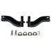RP0440-2010 Passenger Black Rear Foot Peg Mount Kits for Harley Touring FLHR FLHX FLHT 1993-2016