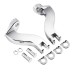 RP0440-2010 Passenger Black Rear Foot Peg Mount Kits for Harley Touring FLHR FLHX FLHT 1993-2016