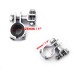 RP0440-2011 1 1/4" Engine Guard Footpeg Clamps Mounting Kit for Harley Davidson(all models)