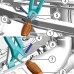 RP0440-2019B Motorcycle Rear Passenger Foot Pegs Bracket for Harley Nightster RH975 2022-later