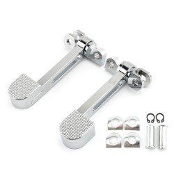 RP0440-2020 Motorcycle Foot Rest Pegs Footrest Extension Bracket for Harley Touring Softail 883 1200 XL Dyna Fatboy Sportster
All H-D Style Mounts (except 2010-2013 Forty Eight, 2011-2013 1200 Custom,2012-2013 Seventy Two)