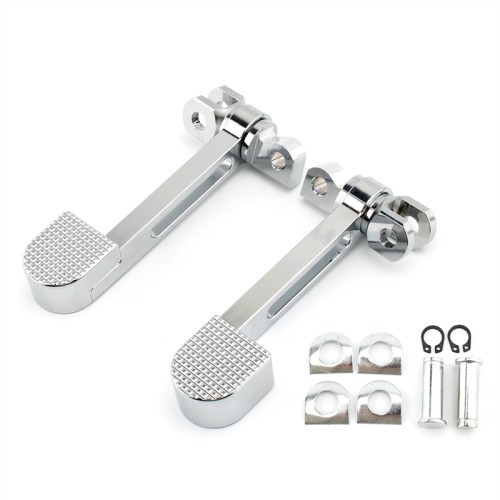 RP0440-2020 Motorcycle Foot Rest Pegs Footrest Extension Bracket for Harley Touring Softail 883 1200 XL Dyna Fatboy Sportster
All H-D Style Mounts (except 2010-2013 Forty Eight, 2011-2013 1200 Custom,2012-2013 Seventy Two)