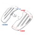 RP0450-1019 Motorcycle Black Rider Footrests Foot Pegs for Harley Softail Models 2018-Later