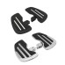 RP0450-1019 Motorcycle Black Rider Footrests Foot Pegs for Harley Softail Models 2018-Later