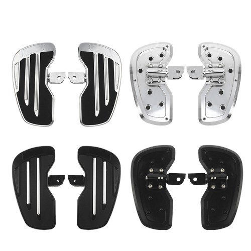 RP0450-1019 Motorcycle Black Rider Footrests Foot Pegs for Harley Softail Models 2018-Later