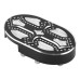 RP0460-2003B Contrast Cut Cross Brake Pedal Pad for Harley Davidson Sportster Softail Touring