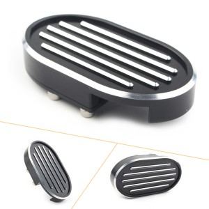 RP0460-2004B CNC Edge Billet Brake Pedal Pad Cover for Harley Davidson Sportster Softail Touring
