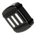 RP0460-2007B Motorcycle Small Foot Pegs Footrest Brake Pedal Pad Cover Black for Harley Dyna Softail FXD FXSTS