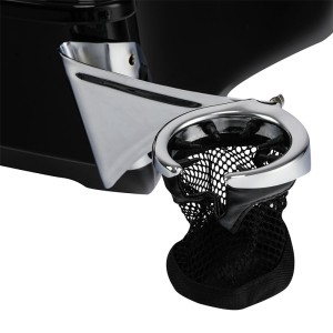 RP3360-4005 Motorcycle Drink Cup Bracket Bottle Carrier for Harley Electra Glide FLHT, Street Glide FLHX, Ultra Limited FLHTK 2014-2024