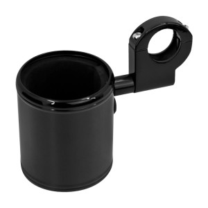 RP3360-4009 Universal Costum bottle cup holder / drink holder for all motorcycle handlebars for Harley Touring Street Glide Softail Breakout Dyna Sportster