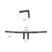 RP9910-1001 6" Rise 1.25" T-Bar Handlebars Fit for Harley-Davidson FLST, FXST, Sportster XL, DYNA, LOWRIDER, 48 Sportster, including Throttle-by-wire models