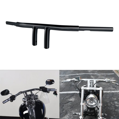 RP9910-1001 6" Rise 1.25" T-Bar Handlebars Fit for Harley-Davidson FLST, FXST, Sportster XL, DYNA, LOWRIDER, 48 Sportster, including Throttle-by-wire models