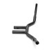 RP9910-1002 10" Rise 1.25" T-Bar Handlebars Fit for Harley-Davidson FLST, FXST, Sportster XL, DYNA, LOWRIDER, 49 Sportster, including Throttle-by-wire models