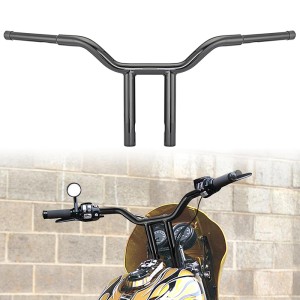 RP9910-1005 14" Rise 1.25" T-Bar Handlebars Fit for Harley-Davidson FLST, FXST, Sportster XL, DYNA, LOWRIDER, 50 Sportster, including Throttle-by-wire models