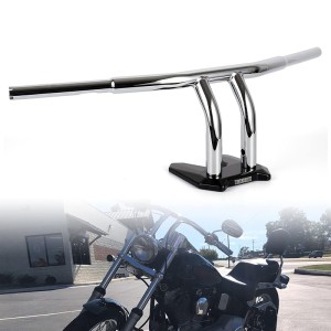 RP9910-1007 6" Rise 1.25" T-Bar Handlebar Drag Bar for All Harley-Davidson FLST, FXST, Sportster XL, DYNA, LOWRIDER, 48 Sportster, including Throttle-by-wire models