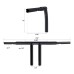RP9910-1009 10" Rise 1.25" T-Bar Handlebar Drag Bar for All Harley-Davidson FLST, FXST, Sportster XL, DYNA, LOWRIDER, 48 Sportster, including Throttle-by-wire models
