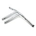 RP9910-1009 10" Rise 1.25" T-Bar Handlebar Drag Bar for All Harley-Davidson FLST, FXST, Sportster XL, DYNA, LOWRIDER, 48 Sportster, including Throttle-by-wire models