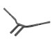 RP9910-1010 14" Rise 1.25" T-Bar Handlebar Drag Bar for All Harley-Davidson FLST, FXST, Sportster XL, DYNA, LOWRIDER, 48 Sportster, including Throttle-by-wire models