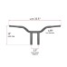RP9910-1013 12" MX T-Bar Handlebar for All Harley-Davidson FLST, FXST, Sportster XL, DYNA, LOWRIDER, 48 Sportster, including Throttle-by-wire models