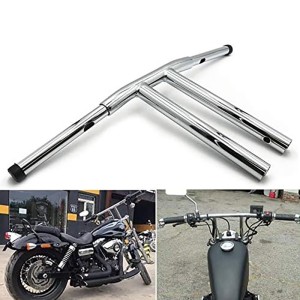 RP9910-1014 14" MX T-Bar Handlebar for All Harley-Davidson FLST, FXST, Sportster XL, DYNA, LOWRIDER, 48 Sportster, including Throttle-by-wire models