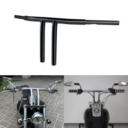 RP9910-1016 1-1/4" Fat T-Bar 12" Rise for All Harley-Davidson FLST, FXST, Sportster XL, DYNA, LOWRIDER, 48 Sportster, including Throttle-by-wire models