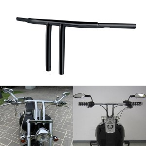 RP9910-1016 1-1/4" Fat T-Bar 12" Rise for All Harley-Davidson FLST, FXST, Sportster XL, DYNA, LOWRIDER, 48 Sportster, including Throttle-by-wire models