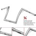 RP9910-2002 12" Devil APE Bars Handlebar for Harley Sportster XL 1200 883 Dyna Softail Touring Road Glide Road King Models