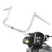 RP9910-2006 10" Monkey Bar Bars Poked Bagger Handlebars for Harley Touring models, Dressers, Baggers, 1982-Later