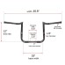 RP9910-2007 12" Monkey Bar Bars Poked Bagger Handlebar for Harley Touring models, Dressers, Baggers, 1982-Later