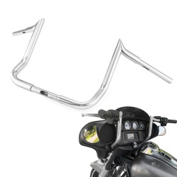 RP9910-2008 14" Monkey Bar Bars Poked Bagger Handlebar for Harley Touring models, Dressers, Baggers, 1982-Later