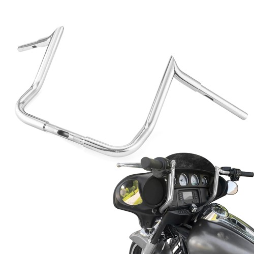 RP9910-2008 14" Monkey Bar Bars Poked Bagger Handlebar for Harley Touring models, Dressers, Baggers, 1982-Later