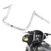 RP9910-2009 16" Monkey Bar Bars Poked Bagger Handlebar for Harley Touring models, Dressers, Baggers, 1982-Later