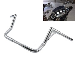 RP9910-2018 14" Rise 1" Ape Bars Handlebar for Harley Touring models, Dressers, Baggers, FLHT, and FLHTC 1982-Later
