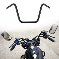 RP9910-2020 16" Rise 1" Ape Bars Handlebar for Harley '2000-2017,FXSTC and '94-current TOURING FLHR,98-current FLHRC,04-07 FLHRS,18-later Softail models (except FXBR, FXBRS, FXFB, FXFBS and FXLRS)