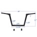 RP9910-2031 12" Fused Handle Bar for Harley Road Glide FLTRX 2015-2023 Road Glide Special FLTRXS 2015-2023